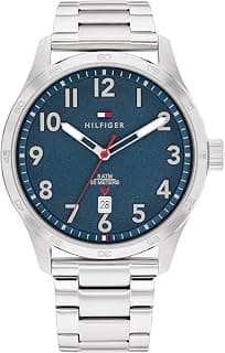 Tommy Hilfiger Quartz Multifunction Blue Dial Stainless Steel Strap Casual Watch for Men_TH1710563W