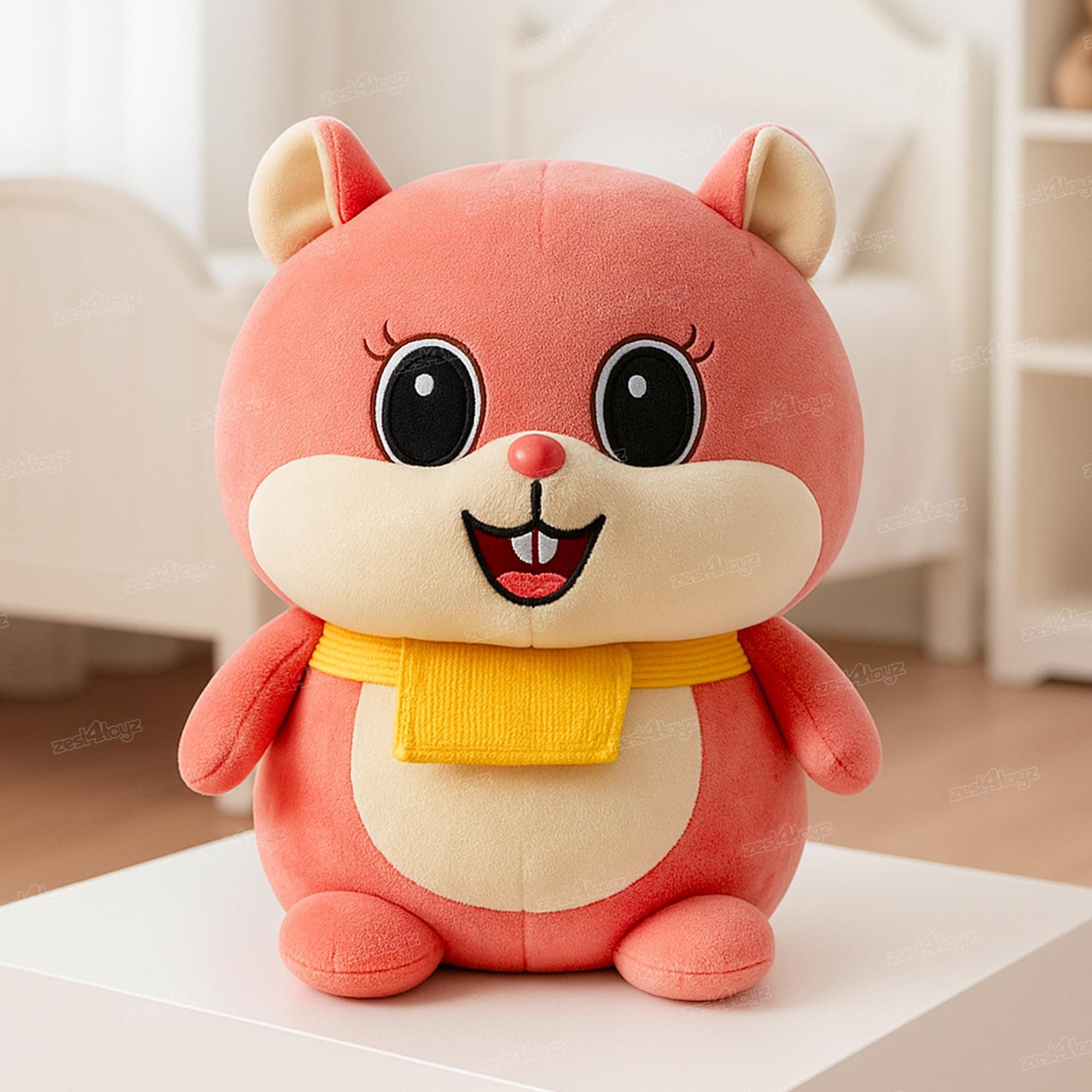 Zest 4 Toyz Soft Toy for Girls (40 cm) | Cute Stuffed Animal Plush Toy | Baby Toys | Animal Soft Toy Cuddly Teddy Bear for Kids | Birthday Gift for Girls - Multicolor