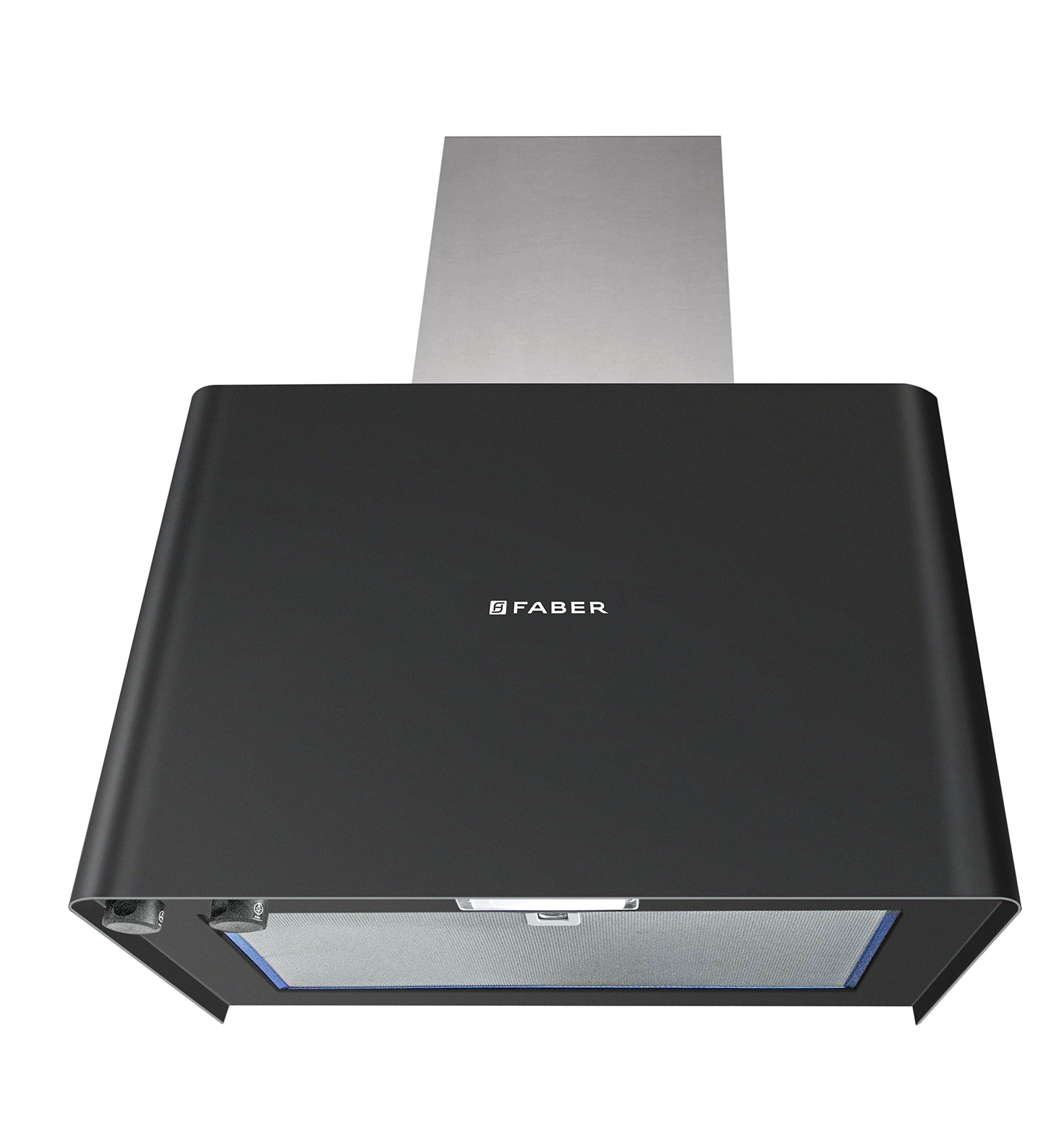 Faber 60cm 1000 m3/hr Chimney (Hood Peppy Plus BK LTW 60, 1 Cassette Filter, Black)