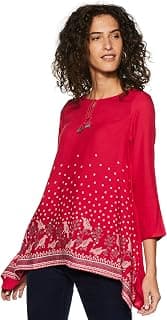 global desi Women's Animal Print Regular fit Top