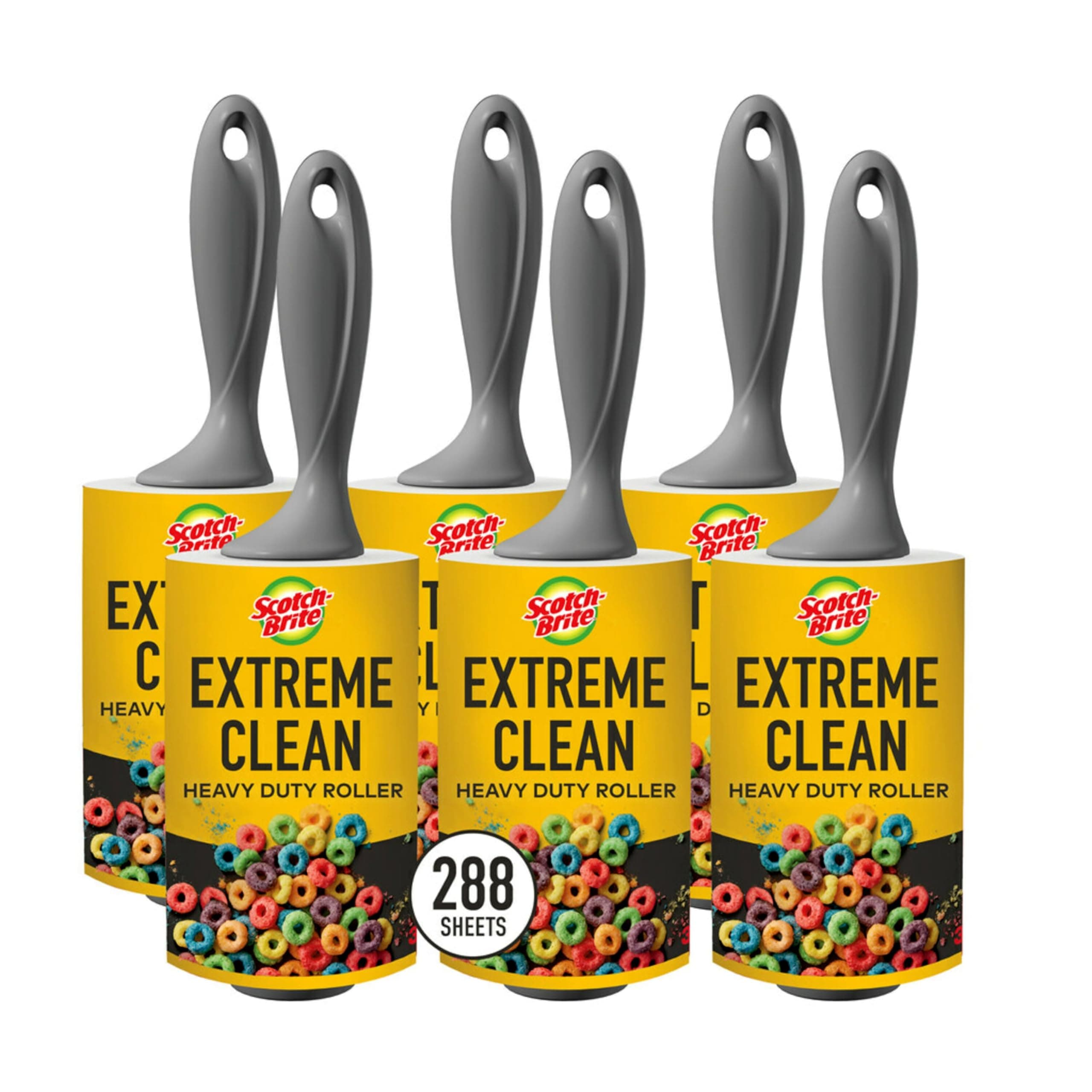 Scotch-Brite Stickier Lint Roller, (6 Count)