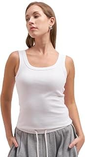 Tokyo Talkies Women's Solid Racer Back Sleeveless Tank Top