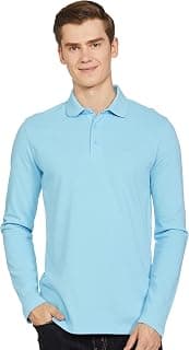 United Colors of Benetton Men's Cotton Slim T-Shirt (3099J7118I_Sky Blue KL)