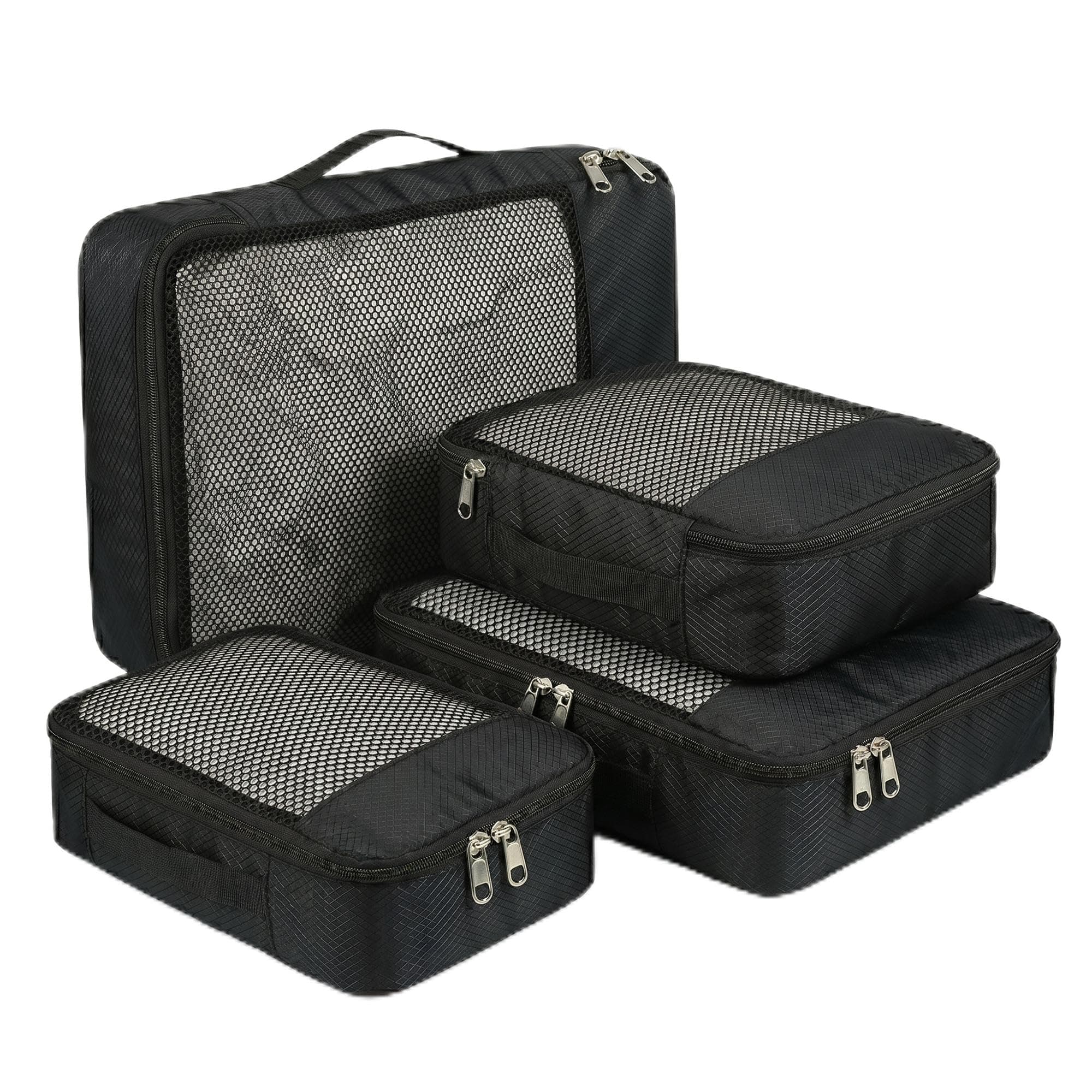 VARZOK Travel Packing Cubes Set of 4 for Suitcases | Luggage Organiser Bags
