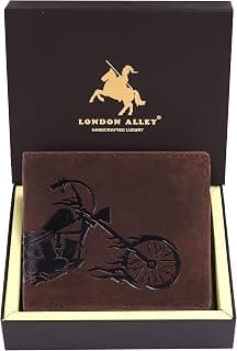 LONDON ALLEY Harley Tan Leather Men's Wallet