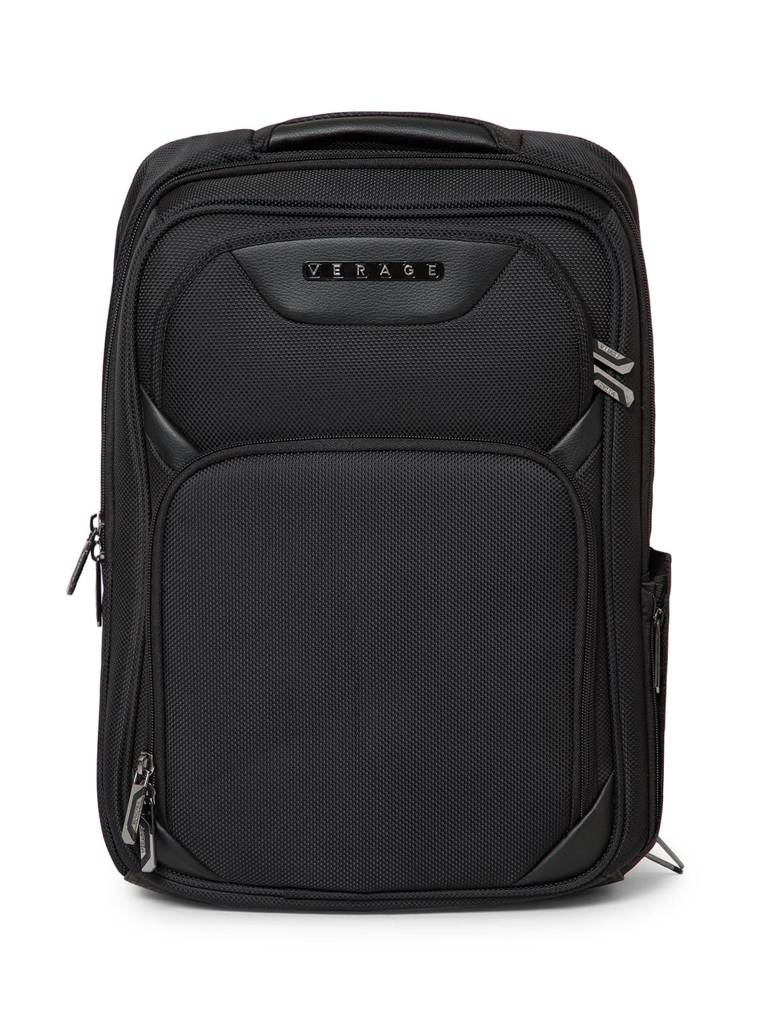 Verage Luxe Chicago Travel Laptop Backpack – Ergonomic, Laptop Compartment, Trolley Sleeve, Organized Storage,Mesh Padding & Comfort Grip Handle