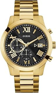 GUESS Round 45mm Black Dial Analog Men Watch - W0668G8