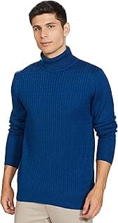 Amazon Brand - Symbol Men's Casual Acrylic High Neck Sweater (Available in Plus Sizes)