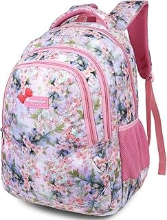 BEAUTY GIRLS By Hotshot1566|School Bag|Tuition Bag|College Standard Backpack |Forgirls&Women|17Inch|32L Waterproof, Multicolor