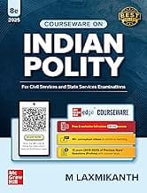 Indian Polity Courseware (English), 8e by M Laxmikanth for UPSC 2026 | 40+ Conceptual Videos | Colour eBook | Solved 13 Years Prelims PYQs (2013-25) | 12 Years Main Exam Questions | Practice Questions