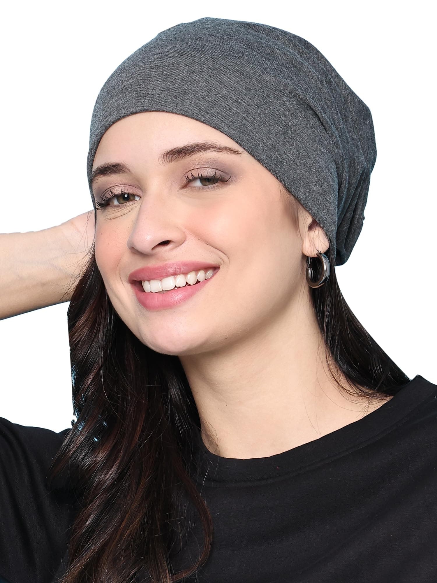 VIMAL JONNEY Cotton Beanie Cap for Women-Cap_001-P