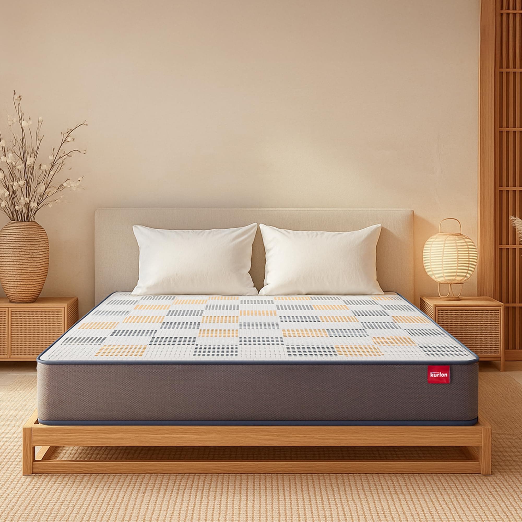 Kurlon Dual 5 Inch Mattress | Single Size Bed Mattress | Hypoallergenic & Comfortable | Relieving Pressure | Dual Comfort | Non Static | Reversible | Soft & Firm | 72x30x5 | 10 Years Warranty