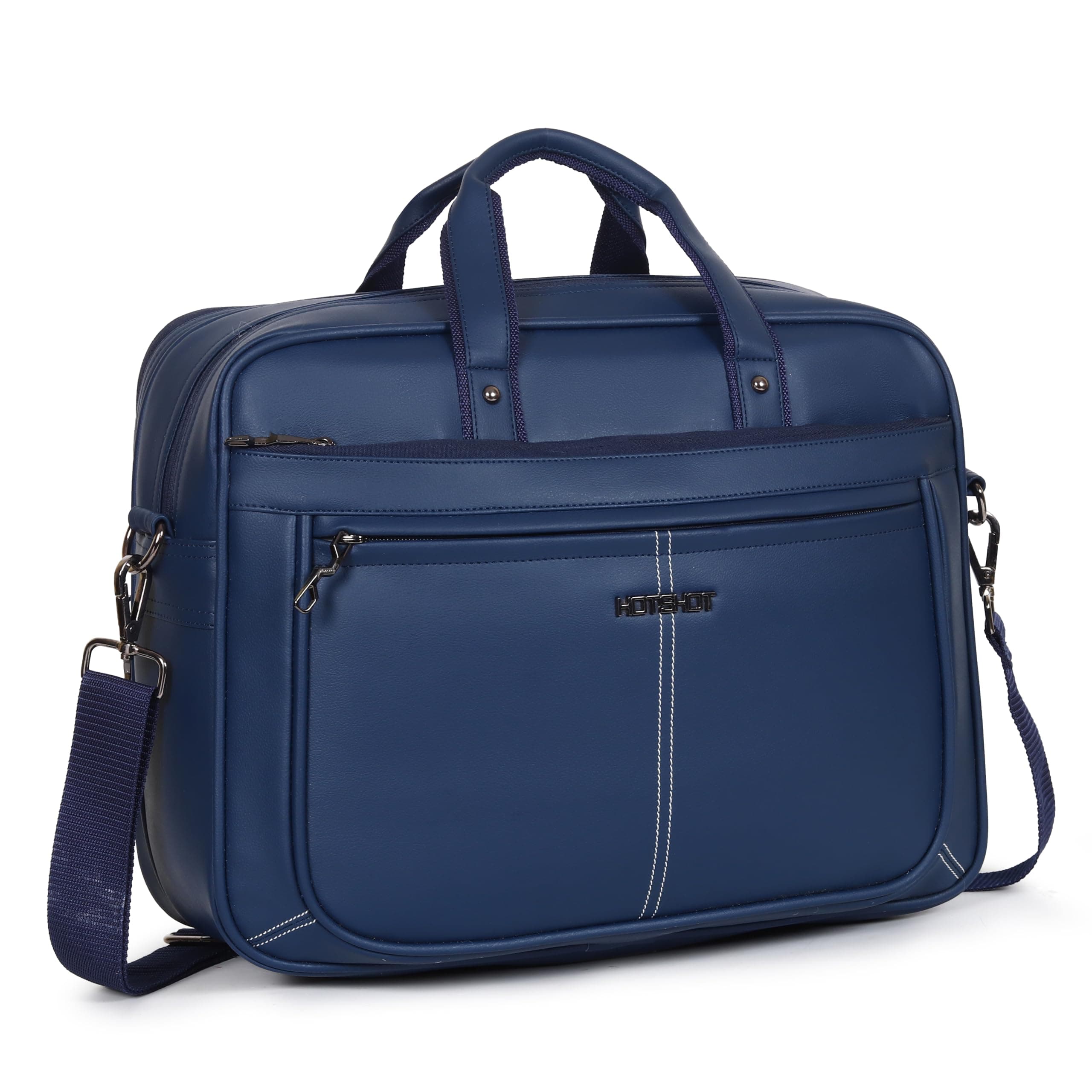 HOT SHOT EXECUTIVE_2001|LEATHER MESSANGER BAG|LAPTOP MESSAMGER BAG|LAPTOP SLING BAG|OFFICE BAG|SHOULDER BAG|15.6 INCH|WATER RESISTANT |20 L LAPTOP BAG FOR MEN & WOMEN