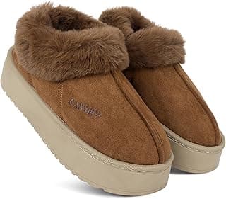 CASSIEY Comfortable Indoor/Outdoor Winter Snow Boot |Womens Slip on Shoes |Girls Winter Fur Shoes