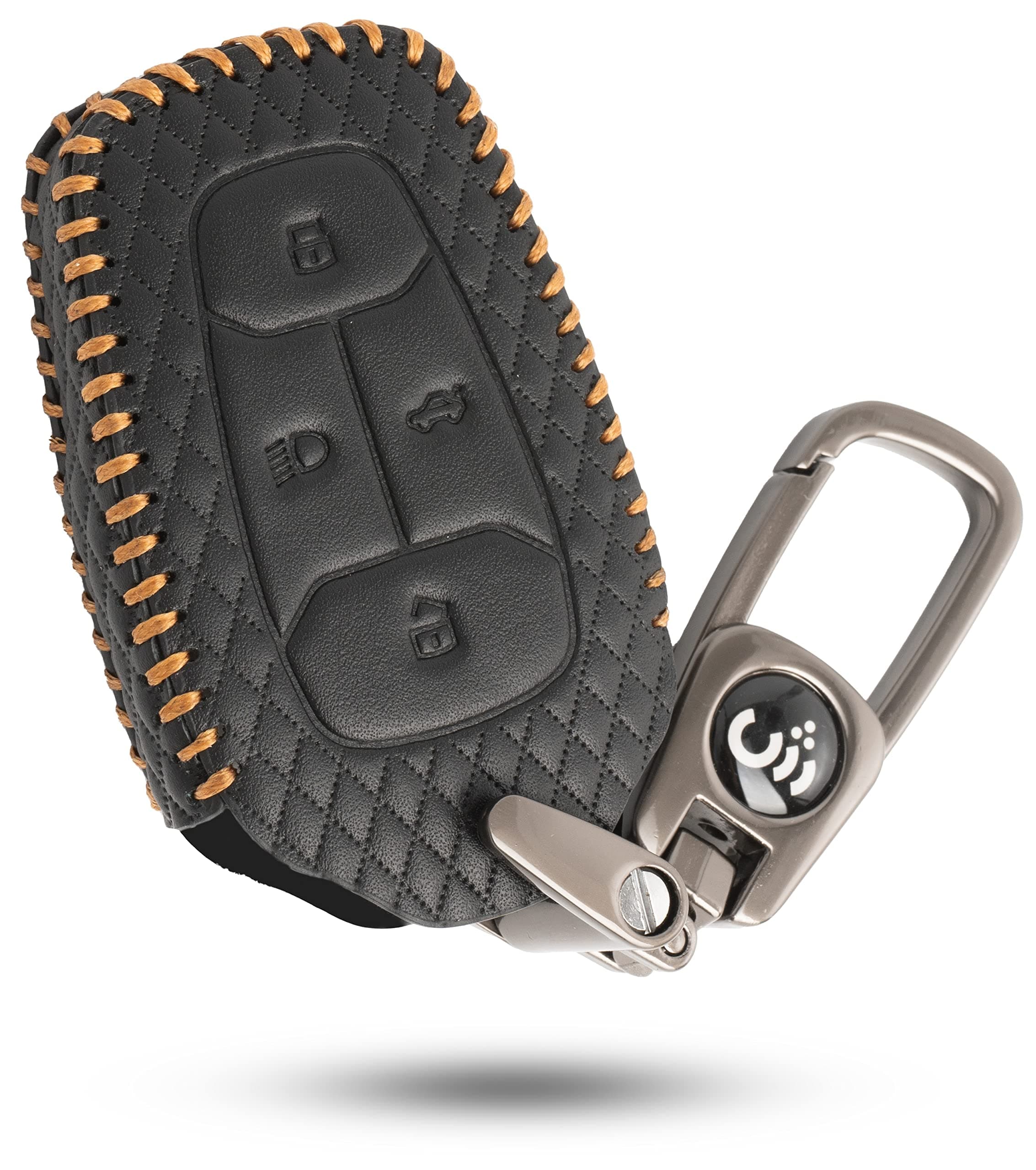 SHOPOFLUX Key Cover Compatible with Tata Nexon | Harrier | Safari | Altroz | Tigor | EV | Punch | Tiago EV Electric 4 Button Smart Key