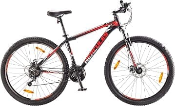 Hercules TOP GEAR-A29 R1 with Shimano Gears-Matte Black