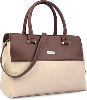 ADISA Color Block handbag shoulder bag satchel for women and girls with sling belt (AD4088)
