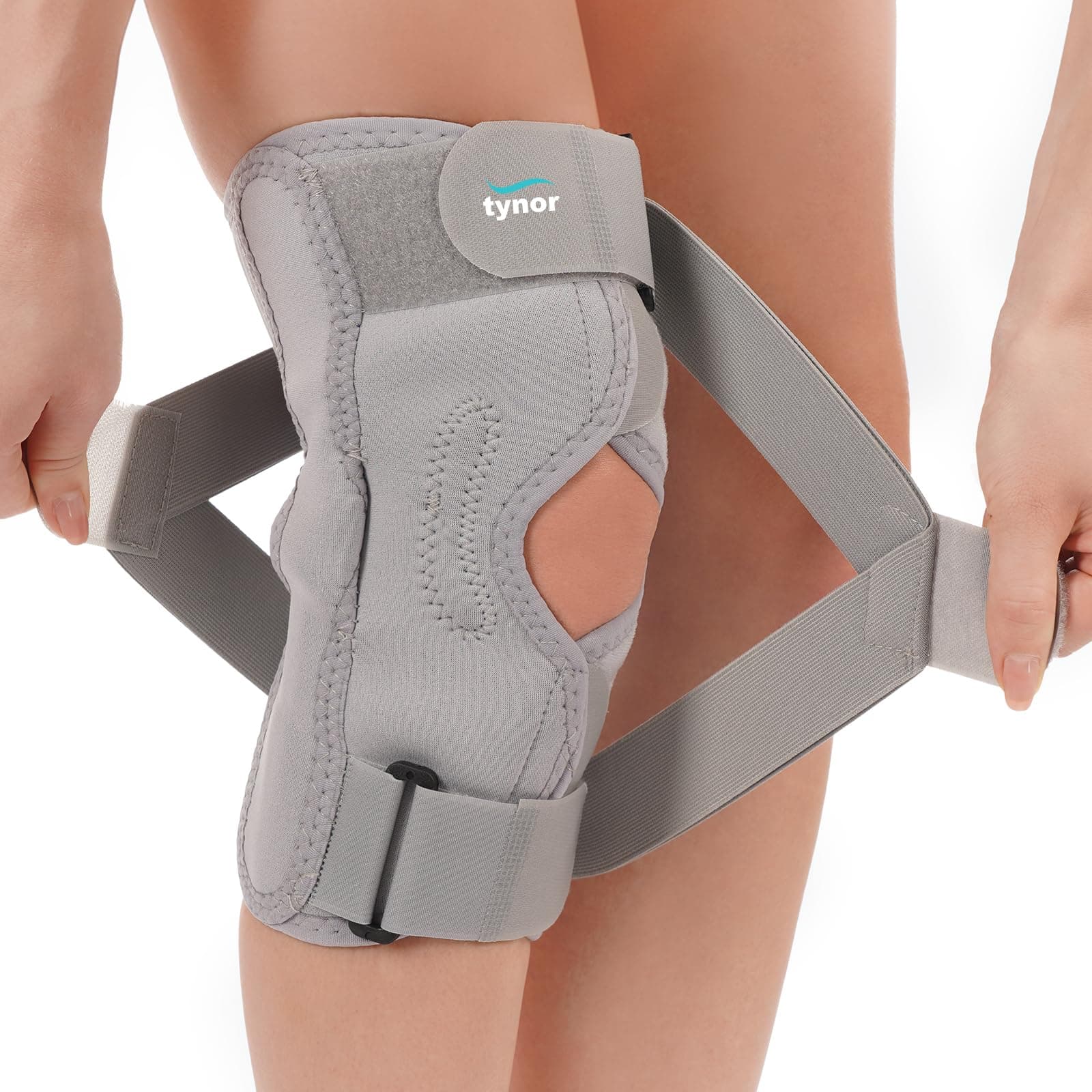 Tynor OA Knee Support (Neo), Grey, Left, XL, 1 Unit