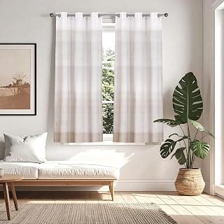 Home Centre Halo Modulus Set of 2 Printed Light Filtering Window Curtains - 5.2ft (160cm)