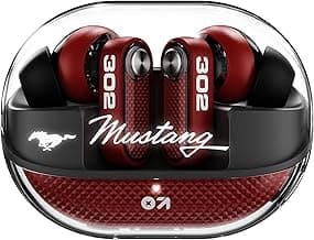 GOBOULT Mustang Sprint in Ear Earbuds with 60H Playtime, Amp App Support, 32dB Active Noise Cancellation, Quad Mic ENC, Dual Device Pairing, 10mm Drivers, BTv 6.0 TWS