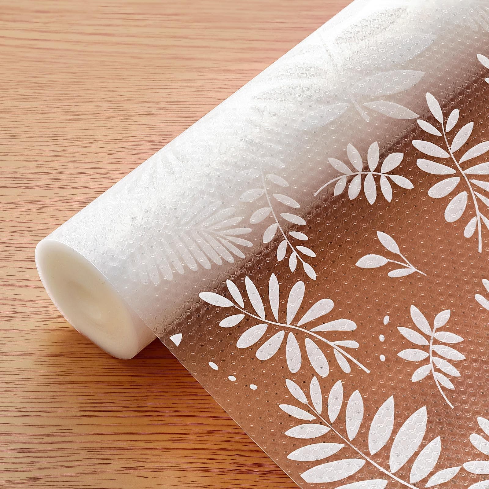 Porslin Kitchen Shelf Liners, 45cm x 5m Roll, Non-Slip, Waterproof, Washable, BPA-Free, Reusable, Transparent, Durable EVA for Shelves, Cupboards, Drawers, Fridge Mats, Wardrobe, Food Safe - SL36