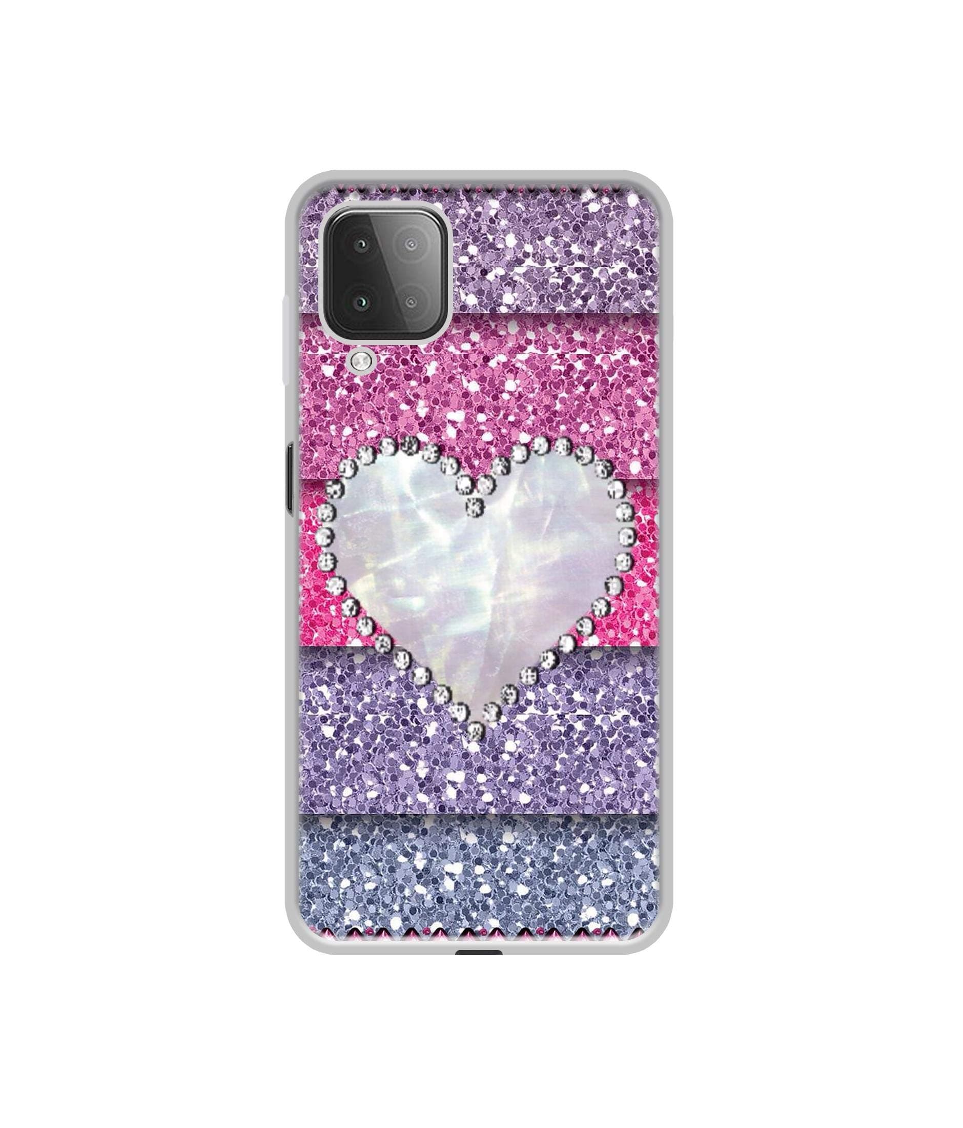Amazon Brand - Solimo Designer Stone Heart UV Printed Soft Back Case Mobile Cover for Samsung Galaxy M12 / F12