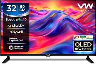 VW 80 cm (32 inches) Spectra Series HD Ready Smart QLED Android TV VW32AQ3