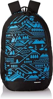 Gear 22 ltrs Black and Royal Blue Casual Backpack (BKPCMPUS10110)