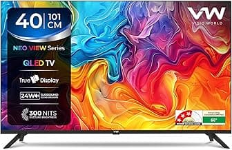 VW 80 cm (32 inches) Frameless Series HD Ready QLED TV VW32MAX