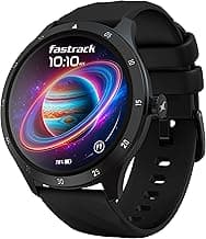 Fastrack Jupitor R2 Smart Watch, 1.38” TFT Display, 240 * 240 Pixel Resolution, SingleSync BT Calling, AI Voice Assistant, 100+ Sports Modes & Smartwatch Faces,Upto 5 Day Battery, IP68 (Black)