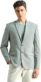 Arrow Men's Zero Calorie Slim fit Textured Blazer