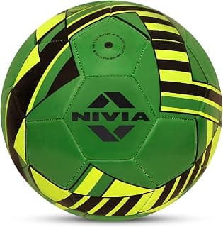 Nivia Blade Machine Stitched Football - Green/Outer Material:PVC (Size: 3)