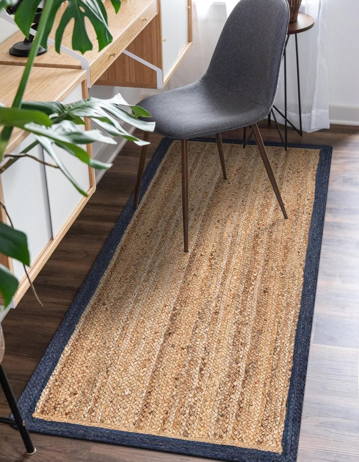 INDORUGS Hand-Woven Natural Jute Rug Collection - Reversible, Braided, Eco-Friendly Carpets for Home Decor, Kitchen, Living Room, Bedroom, and Outdoor Spaces (2X3 FEET, Jute Side)