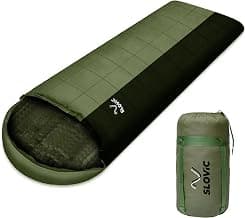SLOVIC Sleeping Bag for Adults [Upto - 10°C] | Trekking Bag for Hiking, Camping, Outdoor & Indoor with Extra Fur Lining | Light Weight Camping Accessories | Trekking Accessories | Sleeping Bag for Men