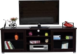 DeckUp Versa Engineered Wood TV Entertainment Unit ,Dark Wenge, Set of 1