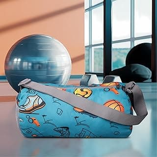 Nivia Multi-Coloured Gym Duffle Bag, Fitness & Sports Bag for Men & Women, Ideal for Workout, Training, Travel, Shoulder Strap, Compact Gym Bag for Daily Use, Capacity-11L