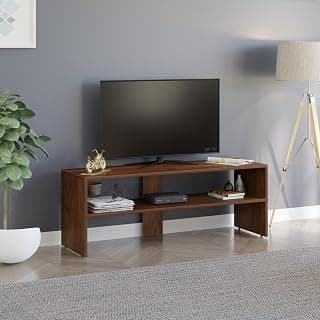 BLUEWUD Oliver Engineering Wood Floor Standing tv Unit for Living Room Set Top Box Stand/TV Cabinet Panel for Living Room with Shelves.