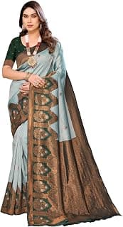 VJ Fashion Women Woven Soft Silk Banarasi Saree With Blouse Piece_freesize