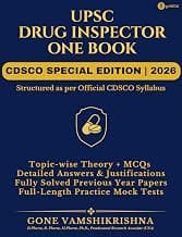 UPSC DRUG INSPECTOR BOOK 2026 | Official CDSCO Syllabus Based | Theory + MCQs with explanations + PYQs + Mock Tests