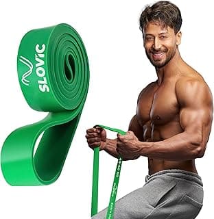Slovic Resistance Band for Workout [Upto 60 KG] | Latex Free Resistance Bands Set | Excercise Band & Stretching Bands for Exercise for Home Workouts | Gym Equipment for Home Workout | for Men & Women