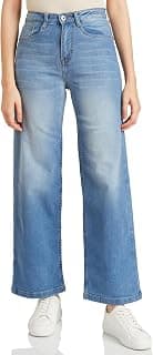Amazon Brand - Symbol Women Wide Leg Jeans (High Rise | Full Length) (Available in Plus Sizes)