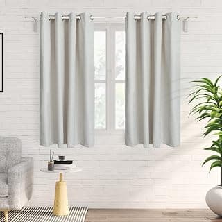 Home Centre Arbor Set of 2 Jacquard Blackout Window Curtains