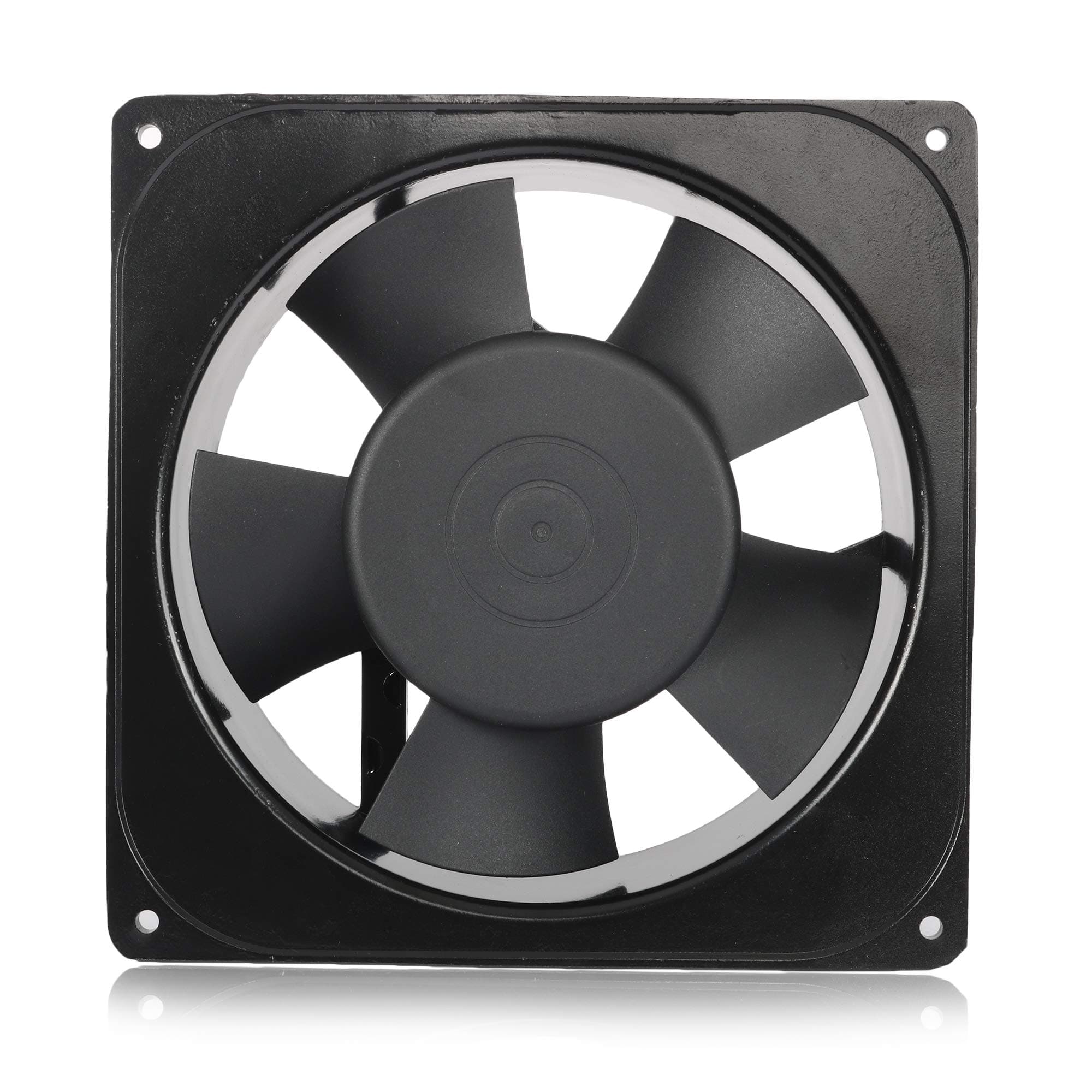 Vendoz AC Small Kitchen Exhaust Aluminium Fan, 6.70"inches (17x17x5cm), Black