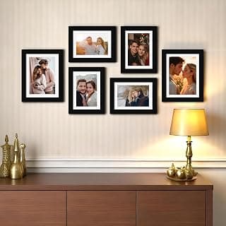 Art Street Photo Frame Set of 6, 2 Units 6x8 inches 4 units 8x10 Inches Picture Frame for Home and Office Wall Decor