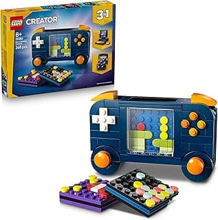 LEGO Creator 3 in 1 Retro Gaming Console Toy - Rebuilds into a Computer or Arcade Machine - 31380