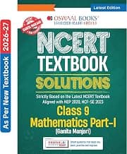 Oswaal NCERT Textbook Solutions Mathematics Part-1 (Ganita Manjari) , Class 9 (Latest NCERT) | Revision Notes, Mind Maps, Solved Intext & Exercise Questions | Oswaal AI