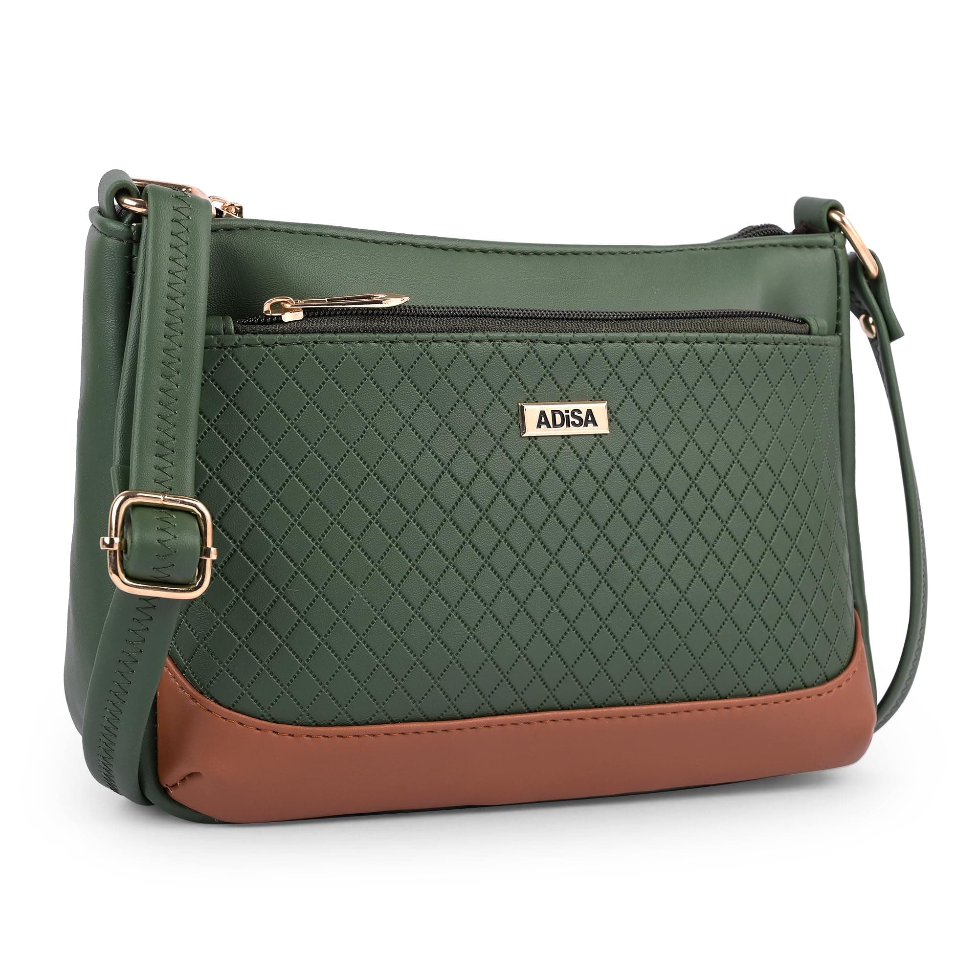 ADISA Women Girls Color Block Cross Body Sling Bag (SL5168)
