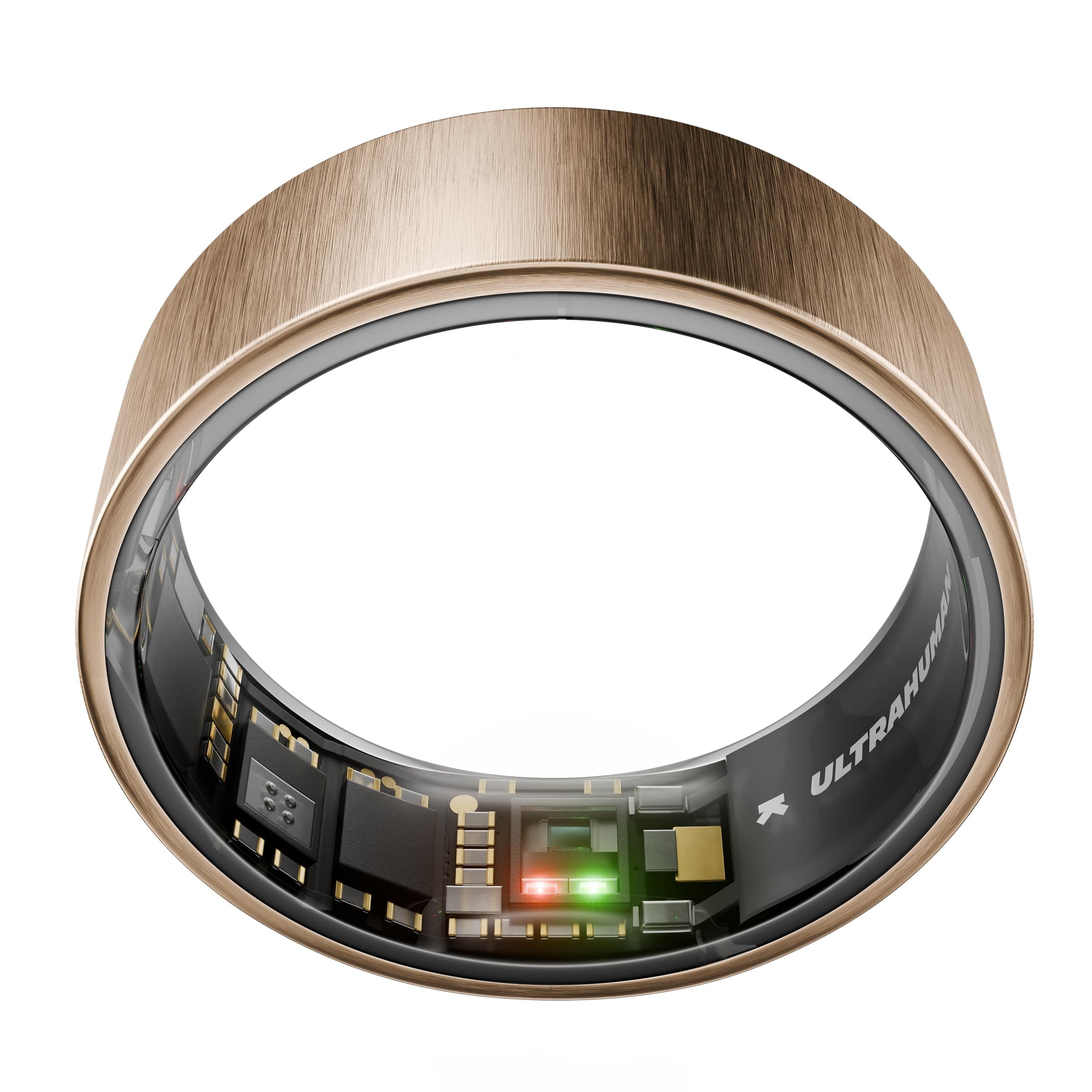 ULTRAHUMAN Ring AIR - Brushed Rose Gold - Size 9 - Smart Ring | No Monthly Subscription | Size First with Sizing Kit | Sleep Tracking Wearable - Heart Rate - Fitness Tracker