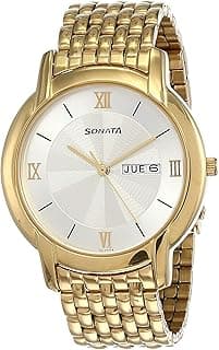 Sonata Analog White Dial Men's Watch NM7954YM01W/NN7954YM01W