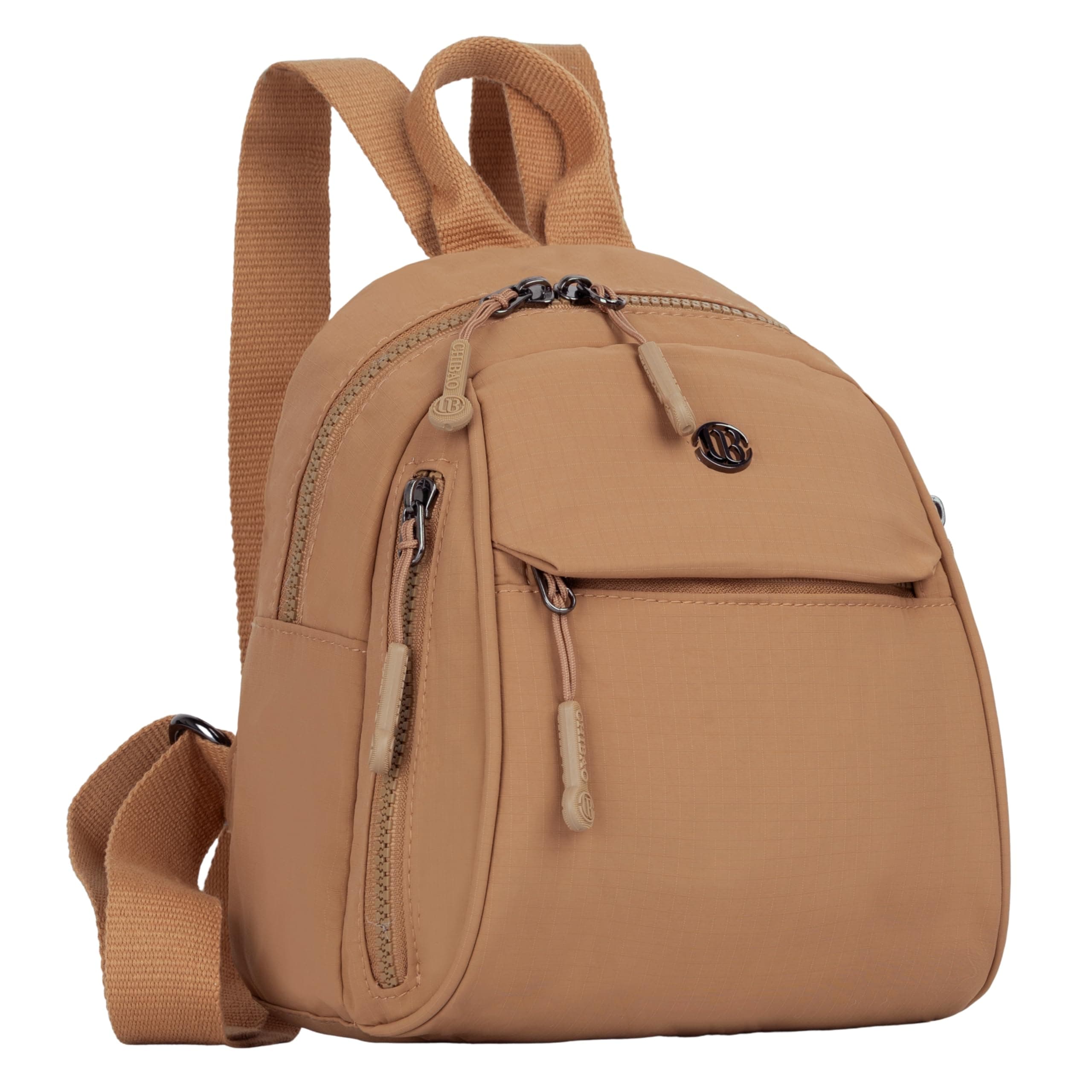 TS WITH TECHSUN Women’s Small Mini Backpack Purse | Water-Resistant Compact Bag for Travel, Casual Outings | Fits Only Essentials (L) 20 X (W) 14 X (H) 24 CM